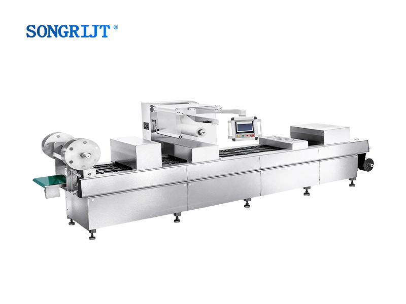 Automatic Rigid Film Strentch Vacuum Modified Atmosphere Skin Packaging Machine